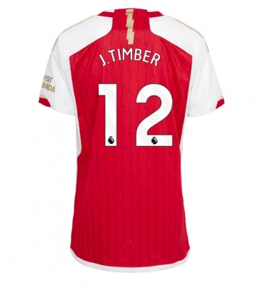 Arsenal Jurrien Timber #12 Hemmatröja Kvinnor 2023-24 Kortärmad